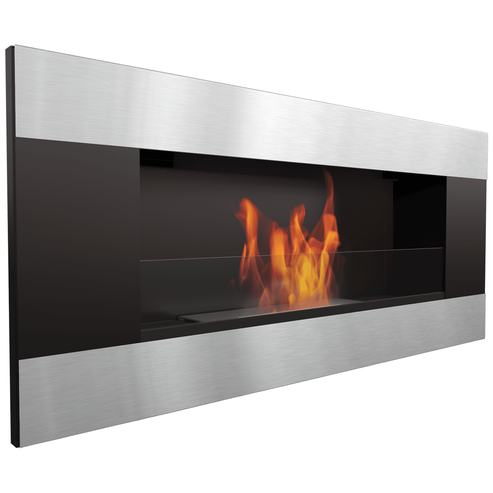 Chimenea Bioetanol De Pared Delta Horizontal T V Con Acristalamiento