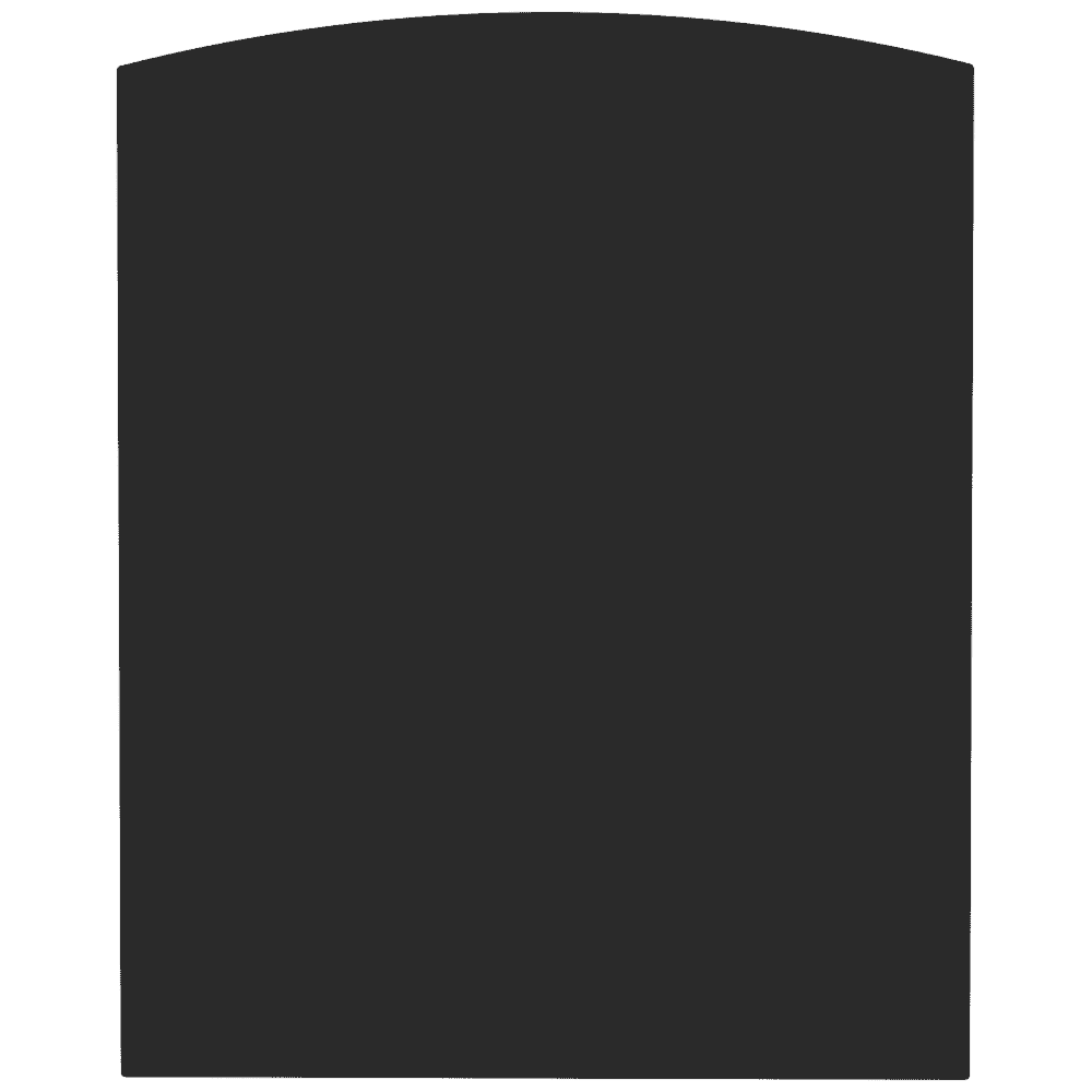 Socle De Protection Acier Pour Poêle Kratki MODÈLE 6 - 80x100 Cm, Noir