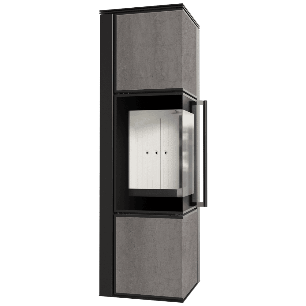 AAAAAAAA級天然ファイヤークォーツ六角柱B0731/YS/187A Wood burning steel stove KRATKI TORA/M 8 kW Ø 150 quartz sinter