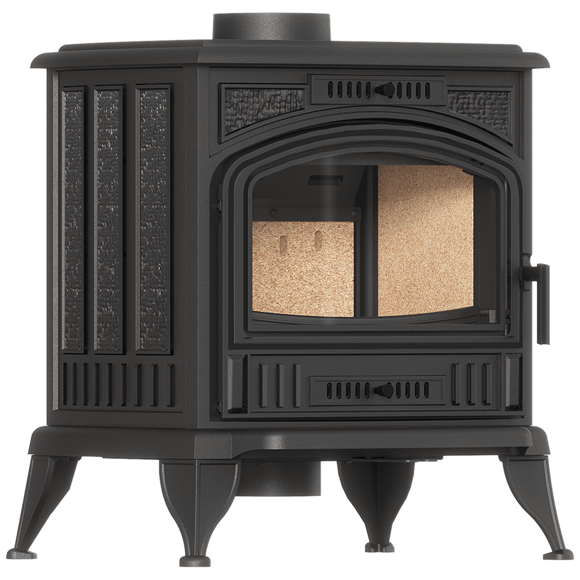 Cast iron wood burning stove KRATKI K6 ECO Ø 130 6,5 kW | Kratki