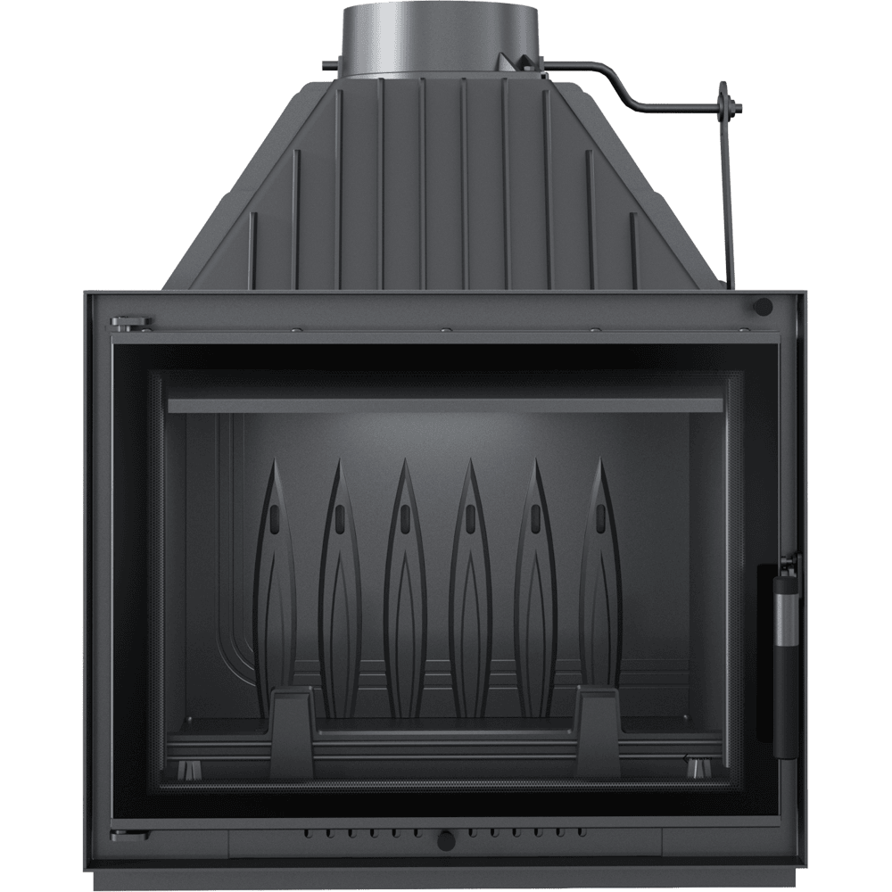 Cast iron fireplace KRATKI ZUZIA ECO 12 kW Ø 200 | Kratki