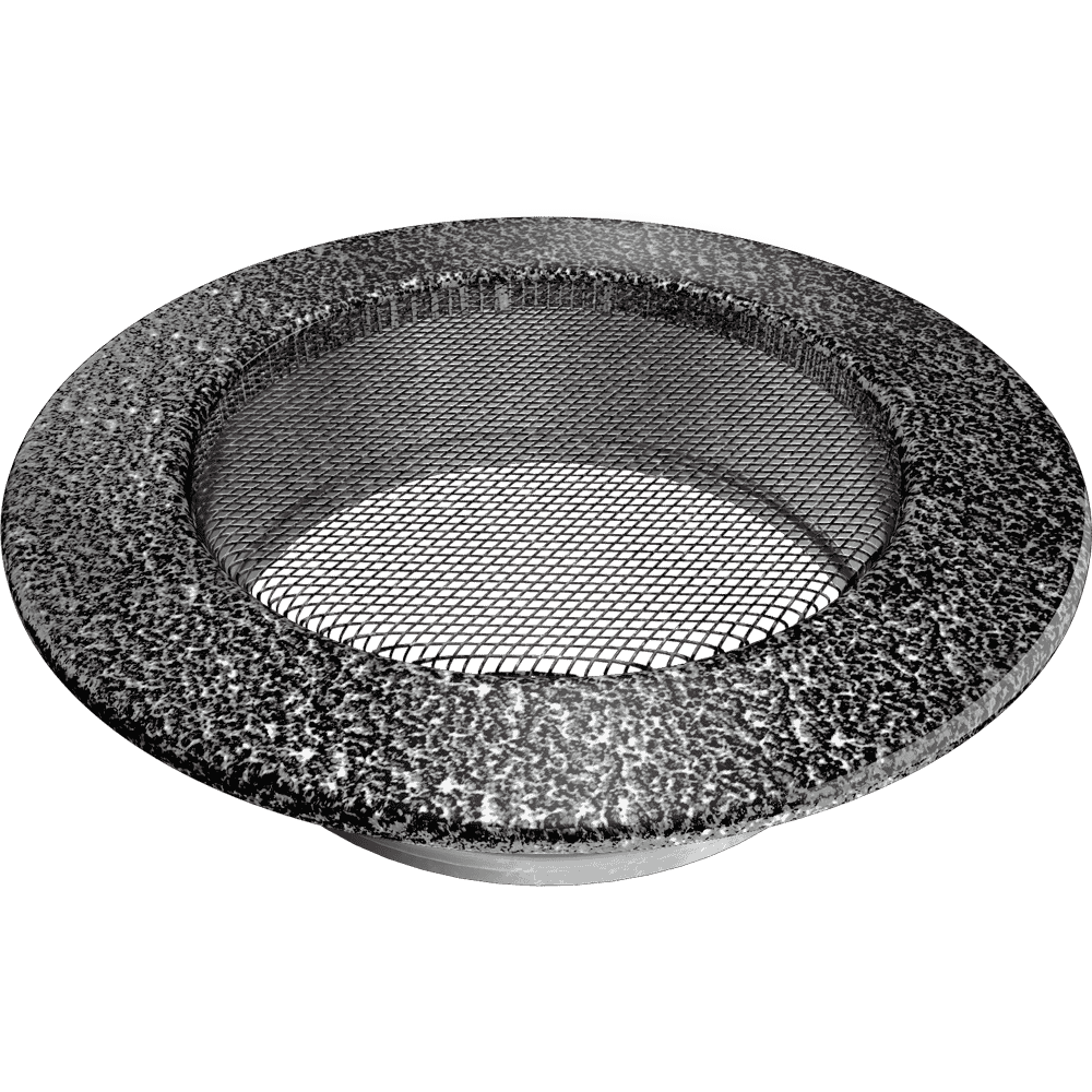 Grille De Ventilation Diamètre 125 Mm Avec Raccord Rond