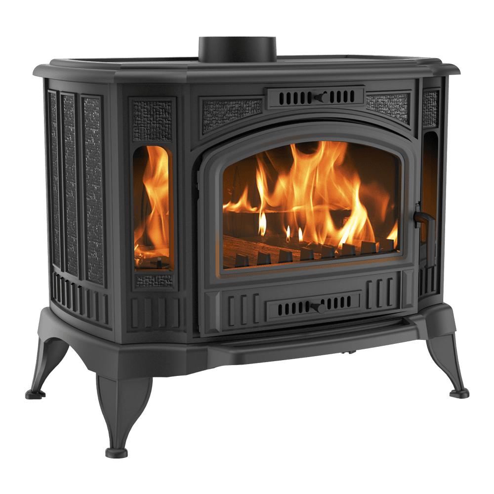 Wood burning cast iron stove KRATKI K9 Turbofan Ø 150 10 kW | Kratki