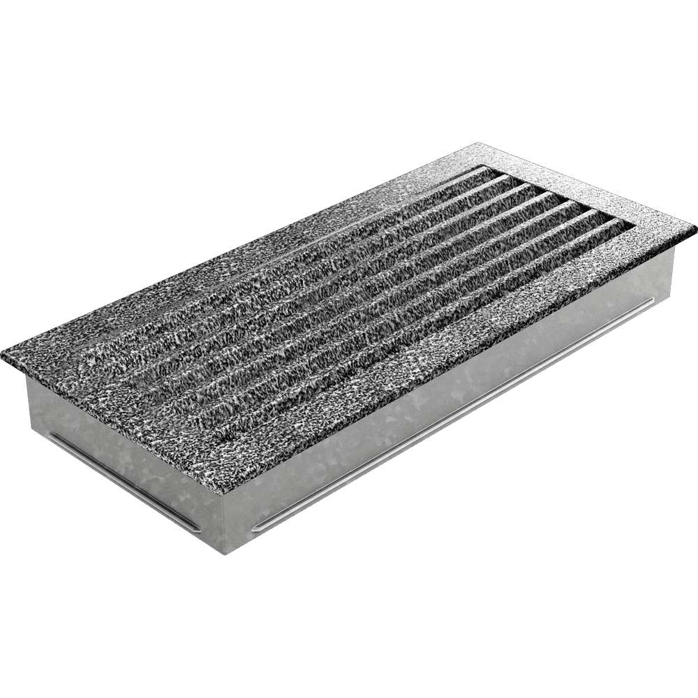 Grille De Ventilation, Grille De Ventilation En Aluminium Pour La Des Placards Et Des Pieces 30x8cm Noir 2 Pieces 96480713