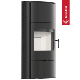 Plieninė krosnelė KRATKI ROLLO/2/W 8 kW Ø 150