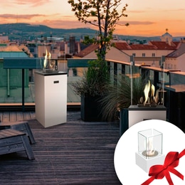 PATIO SLIM BELI PLINSKI GRELEC + KAMIN NA BIOETANOL