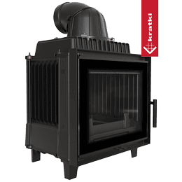 Kominek powietrzny żeliwny KRATKI FRANEK DECO 10 KW Ø 180