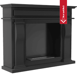 Chimenea Bioetanol de Portal OCTOBER TÜV negro