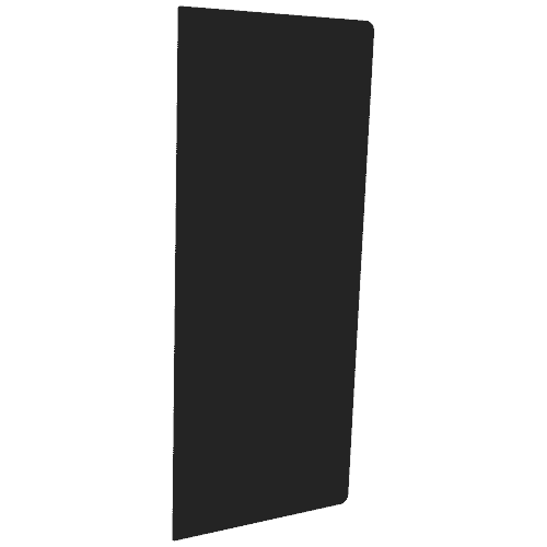 Ocelový podstavec pro volně stojící kamna MODEL 7 40x100 cm černý