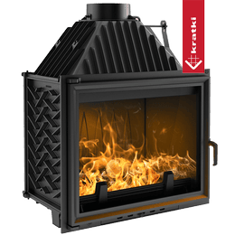 Kominek powietrzny żeliwny KRATKI AMELIA 21 kW Ø 200
