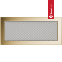 Rejilla de ventilación 17x37 chapado en oro