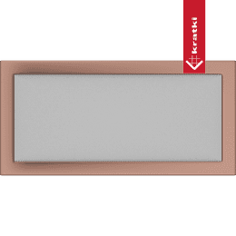 Ventilacijski poklopac 22x45 galvanski bakar