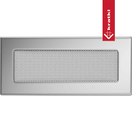 Ventilasjonsdeksel 11x24 nikkel - belagt