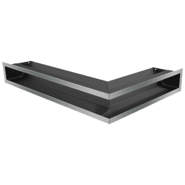 Ventilācijas vāks LUFT stūra kreisais 60x40x9 pulēts Slim