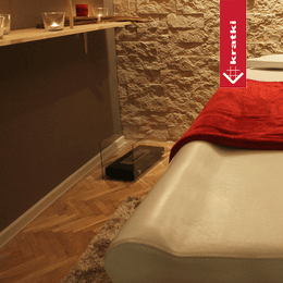 Semineu de masa cu bioetanol HOTEL MINI negru TÜV