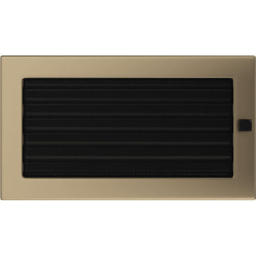 Vent Cover 17x30 gold - plated with blinds