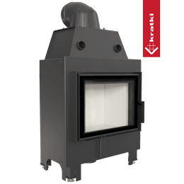 Kominek powietrzny stalowy KRATKI MBM 10 kW Ø 200