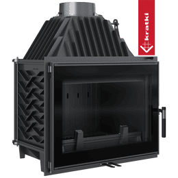 Litinový krb na dřevo KRATKI ZOSIA 12 kW Ø 150