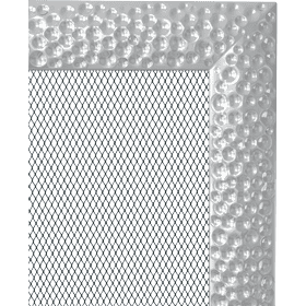 Kratka wentylacyjna kominkowa VENUS 22x30 niklowana