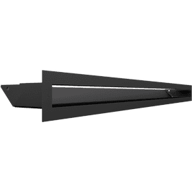Kratka wentylacyjna kominkowa LUFT 6x80 czarna Slim