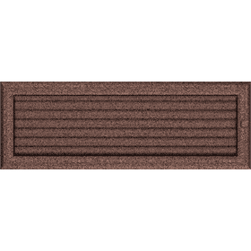 Kratka wentylacyjna kominkowa Oskar 17x49 miedziana malowana z żaluzją