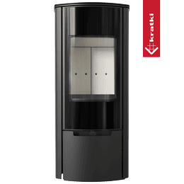 Ατσάλινη Ξυλόσομπα KRATKI ENYO-R Ø 150 8 kW