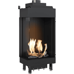 Plinski kamin KRATKI LEO 45 / 68 levostranski zemeljski plin ∅ 100/150 5,5 kW