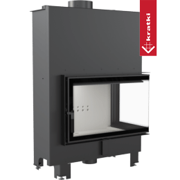 Waterverwarming haard KRATKI MBO rechts 15 kW Ø 200