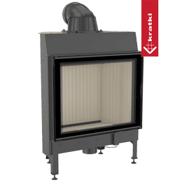 Stålpeis NADIA GRILLER 13 kW Ø 200 dobbeltglass