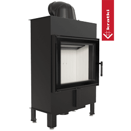 Čelični kamin KRATKI LUCY SLIM 8 kW Ø 160