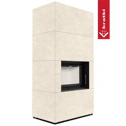 Murspis Kratki FLOKI BOX Ø 160 8 kW kvartskomposit Fokos Talco