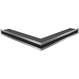Ventilācijas vāks LUFT stūris 56x56x6 pulēts Slim