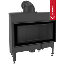 Stålpeis NADIA GRILLES 14 kW Ø 200 sort thermotec