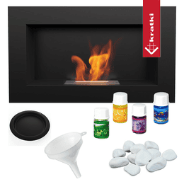 WANDGEMONTEERDE BIOETHANOL HAARD GOLF TÜV SET MIX