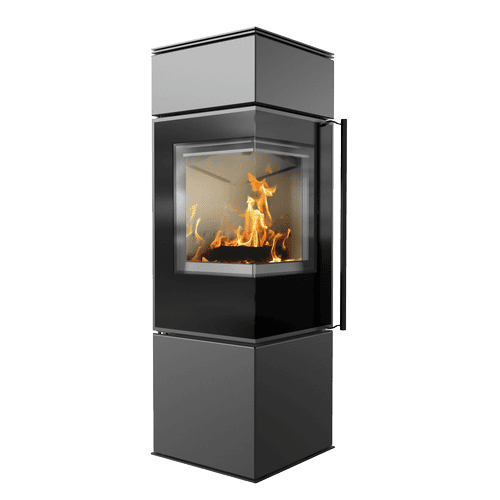 Wood burning steel stove REN/S left Ø 150 7 kW