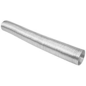 Flex Gaine en aluminium,Long.1M (extensible jusqu’à 3m) Ø100