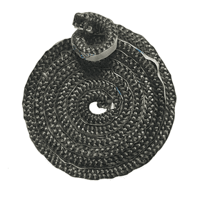 Černá těsnicí šňůra o průměru 8 mm (1 m)