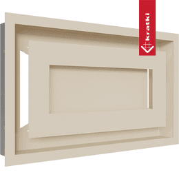 Ventilatierooster WIND 22x37 crème