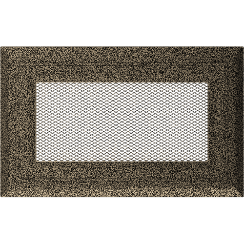 Kratka wentylacyjna Oskar 11x17 czarno-złota
