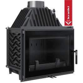 Chimenea de leña de hierro fundido KRATKI ZOSIA 12 kW Ø 150 | Kratki