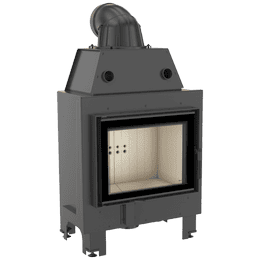 Kamineinsatz aus Stahl MBM 10 kW Ø 200 Doppelverglassung