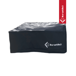 QUADRUM / BBQ cover black (white logo)