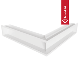 Luft Ecke 560x560x120 weiß