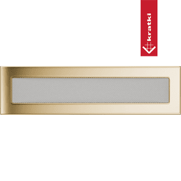 Ventilasjonsdeksel 11x42 gull - belagt