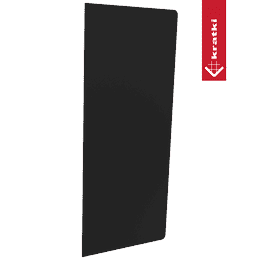 Stahlsockel für freistehenden Ofen MODELL 7 40x100 cm schwarz