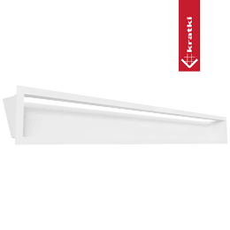 Kratka LUFT 12x100 45Stopni biały