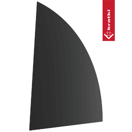 Acél alapzat szabadon álló tűzhelyhez MODELL 4 100x100 cm fekete