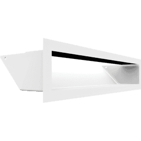 Kratka wentylacyjna kominkowa LUFT 9x40 biała Slim