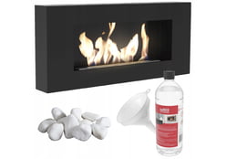 Stenski bioetanolni kamin DELTA FLAT TÜV komplet