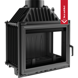 Kamin od lijevanog željeza MAJA desni 8 kW Ø 200